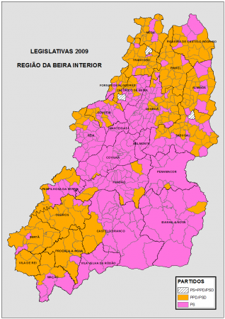 BEIRA INTERIOR: LEGISLATIVAS 2009